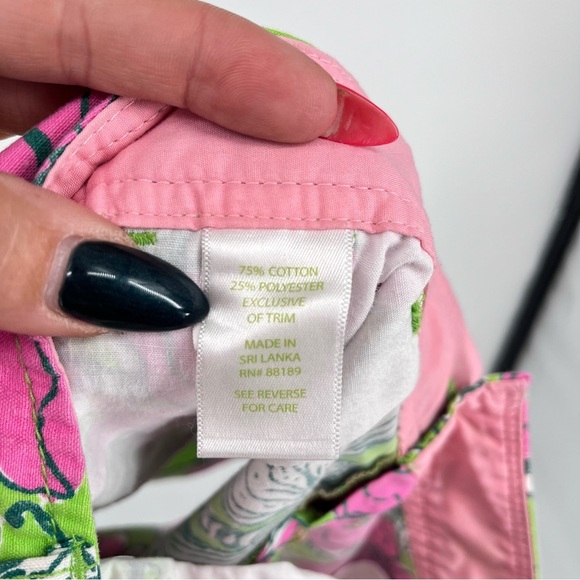 LILLY PULITZER Callahan Shorts Bloomin' Cacoonin' Print Size 14 Summer Plus Size - Picture 6 of 10